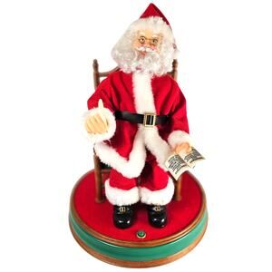 Telco Motionette Talking Santa 1997 Animated 18" Christmas Decor Figure Works